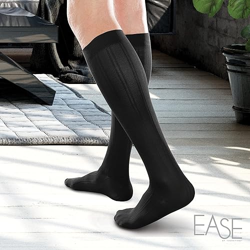 Miniatura 5 de Ease Opaque - Calcetines para hombre con compresión suave (15-20 mmHg)