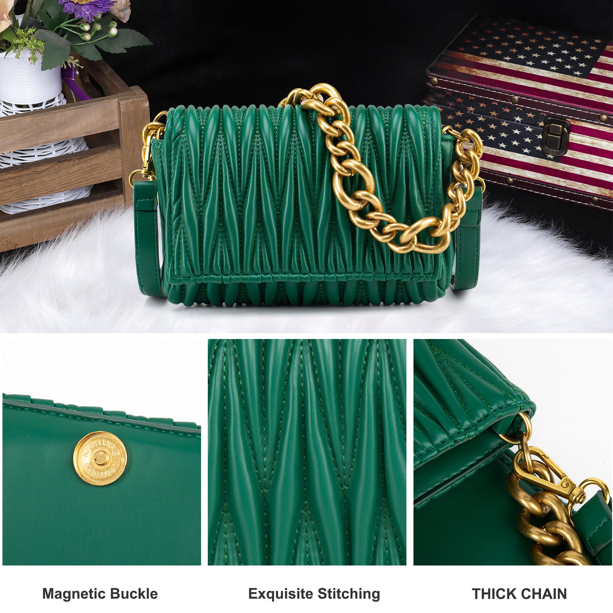 Montana West Borse trapuntate per le donne borse a tracolla alla moda piccole borse e borse con manico superiore