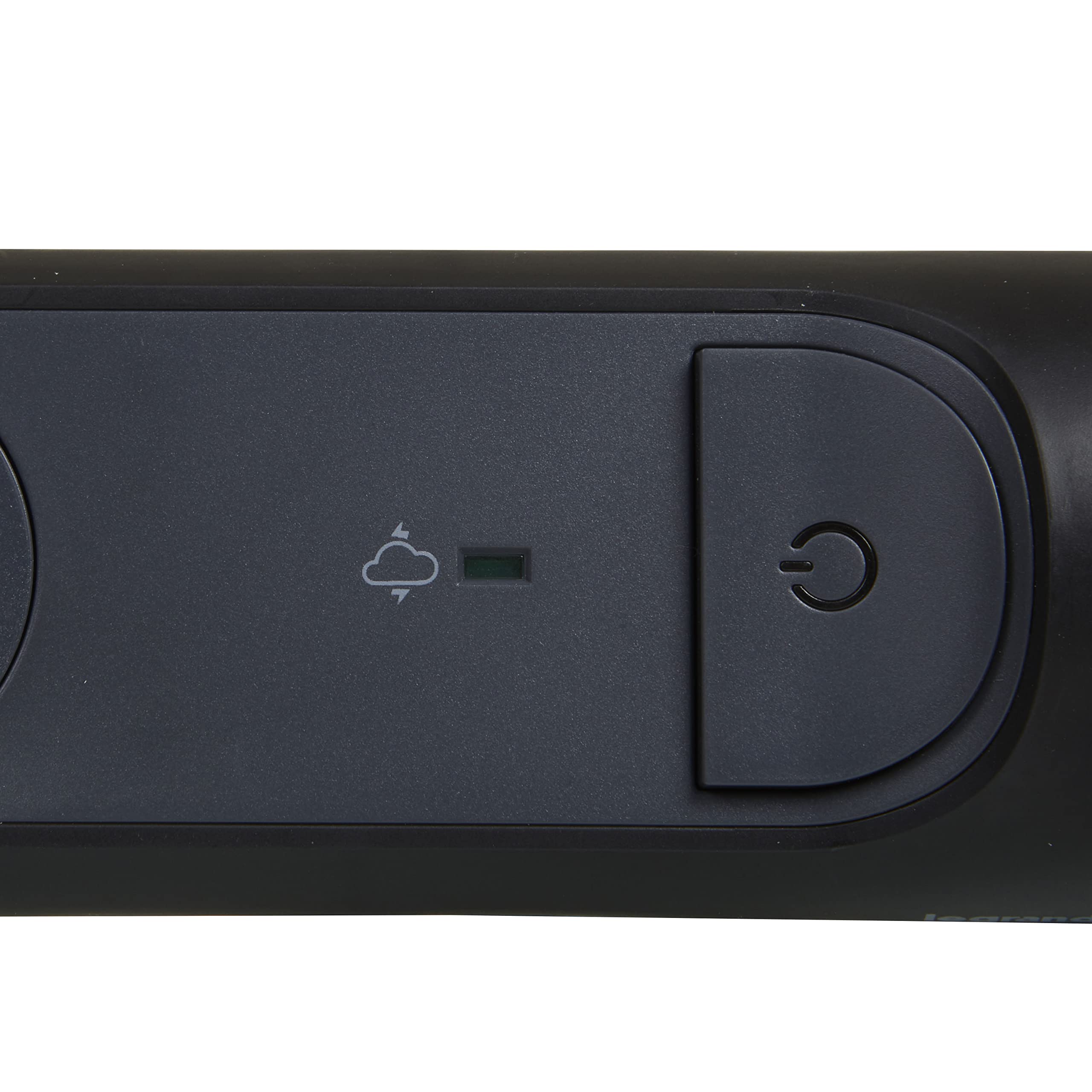 LEGRAND - Multiprise Rotative Avec Interrupteur à Voyant LED et Protection Parafoudre - 6 Prises Surface avec Terre - Cordon 1,5m - Noir et Gris Foncé