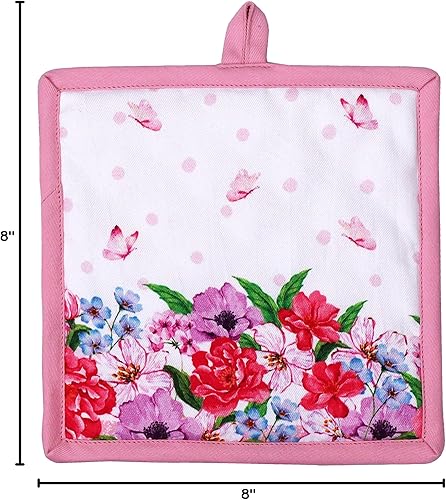 Miniatura 7 de AMOUR INFINI Juego de 2 soportes para ollas resistentes al calor, lavables, antideslizantes, para cocina, hornear, cocinar, barbacoa al aire libre,