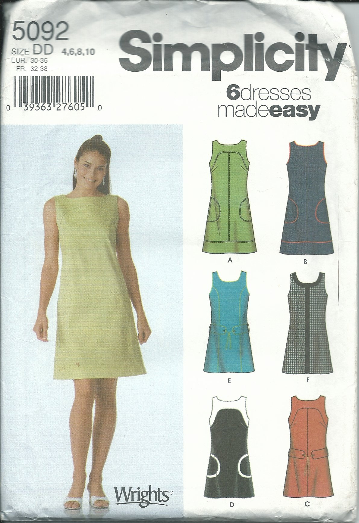 Patron Simplicity 5092DD pour coudre facilement 6 robes de fille sans être experte