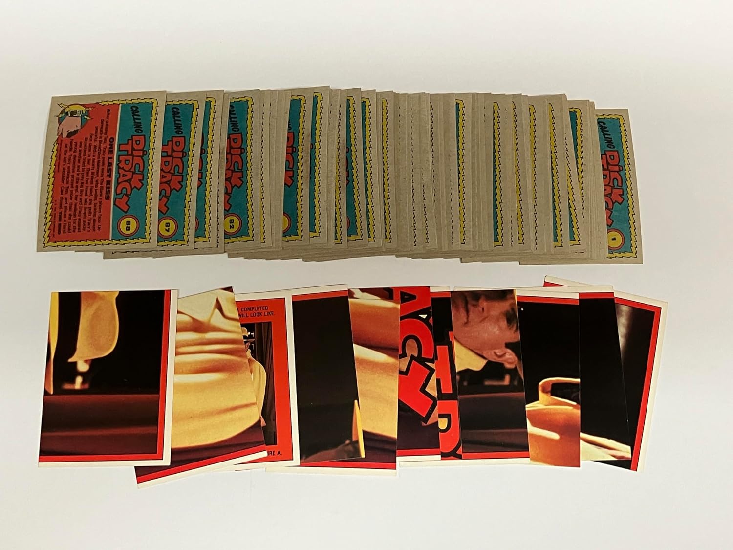 1990 Topps DICK TRACY Trading Card Complete Set 1-88 with Stickers 1-11 (NRMT) Cards are in Nrmt/Mt condition, see pictures.