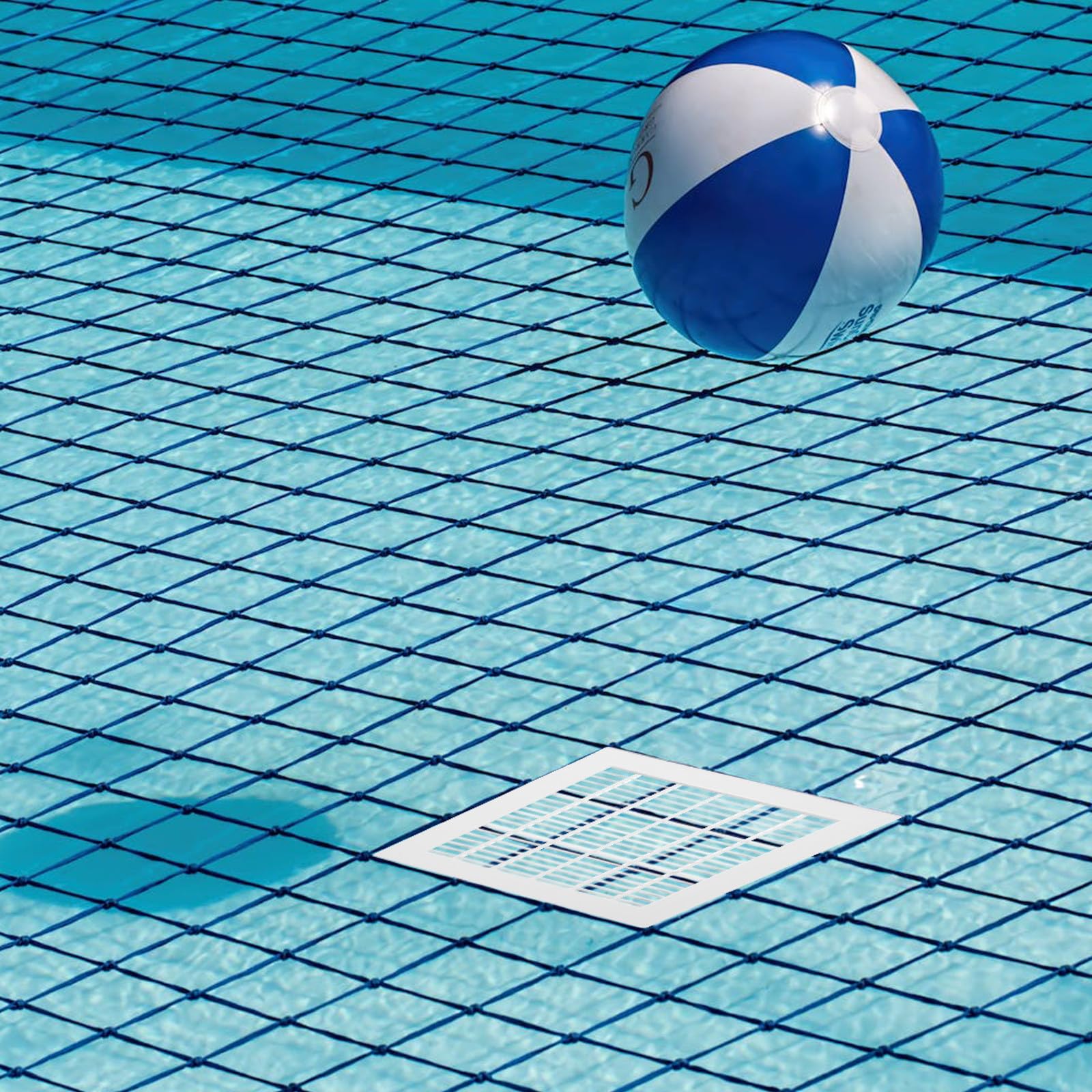 ABOOFAN Tapa de Drenaje Cuadrada para Piscinas 25.2X25.2 CM Plástico Repuesto para Drenaje Principal y Circulación de Agua en Piscinas Desmontables