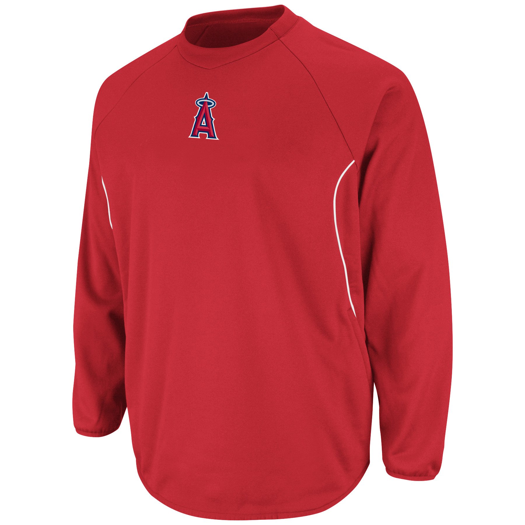 MLB Los Angeles Angels Featherweight Tech Fleece, Pro Scarlet/Pro White