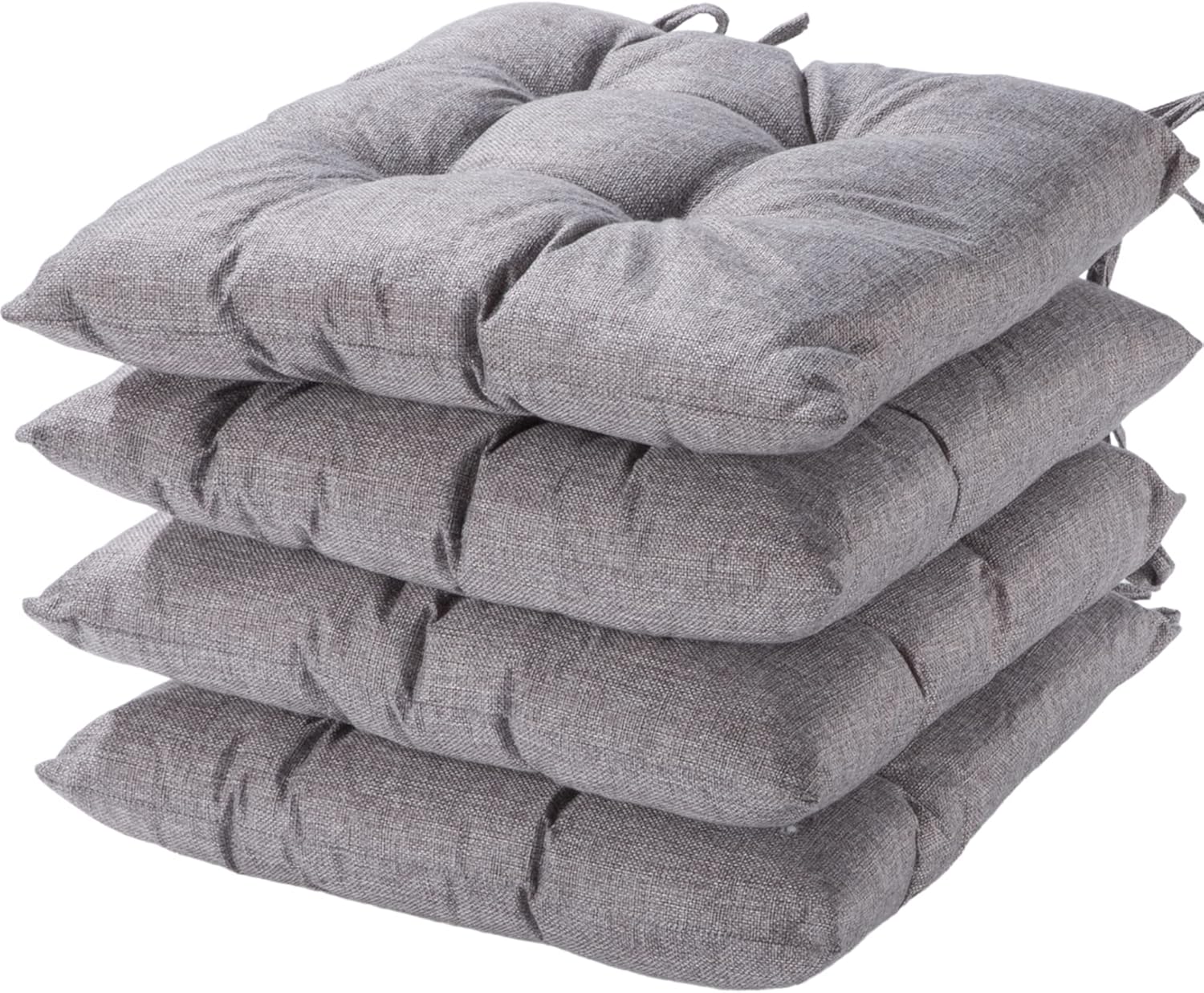 HAMO Seat Pads for Dining Chairs, 40x40cm Kitchen Chair Cushions with