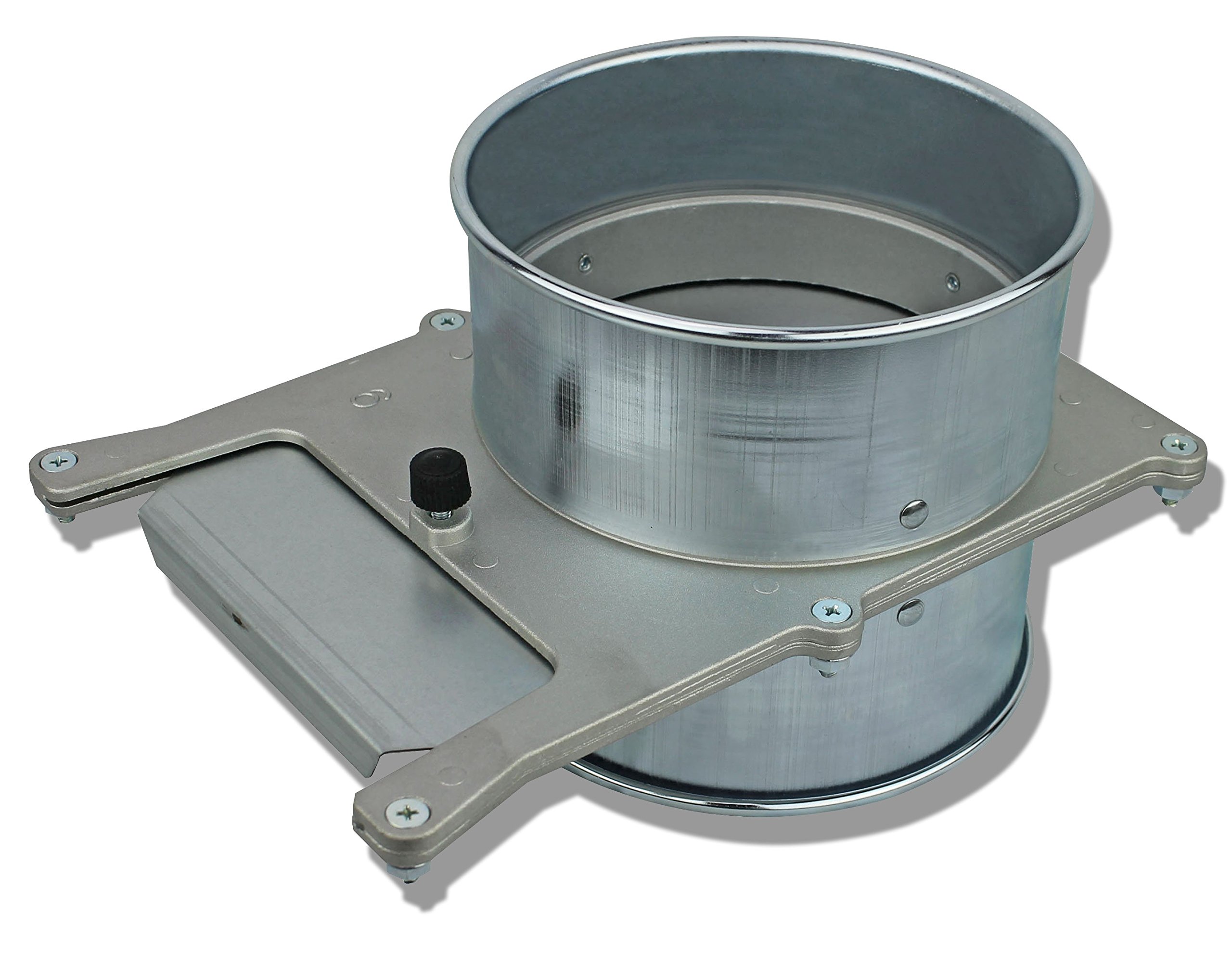 3" Diameter Clamp-together Style Blast Gate with Rolled Ends (Compatible with Nordfab, Quick-fit, QF, KB, US Duct, Ducts Inc.)