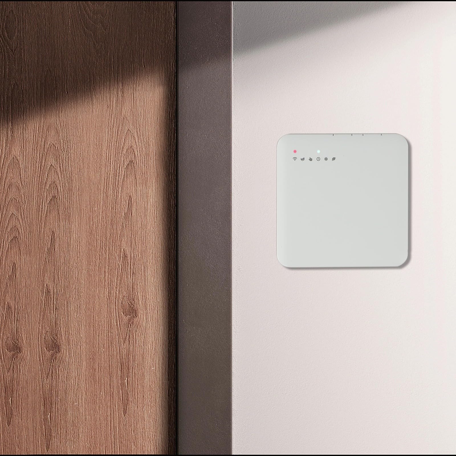 Termostato WiFi para tuya para Radiador Eléctrico con Control FP y Medidor de - Programable 16A Pantalla Táctil 85x85mm