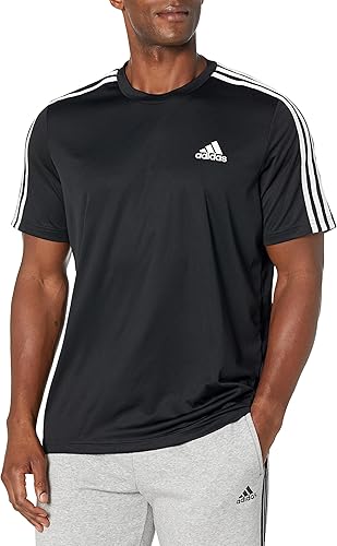 Miniatura 4 de adidas AEROREADY - Camiseta de 3 rayas para hombre