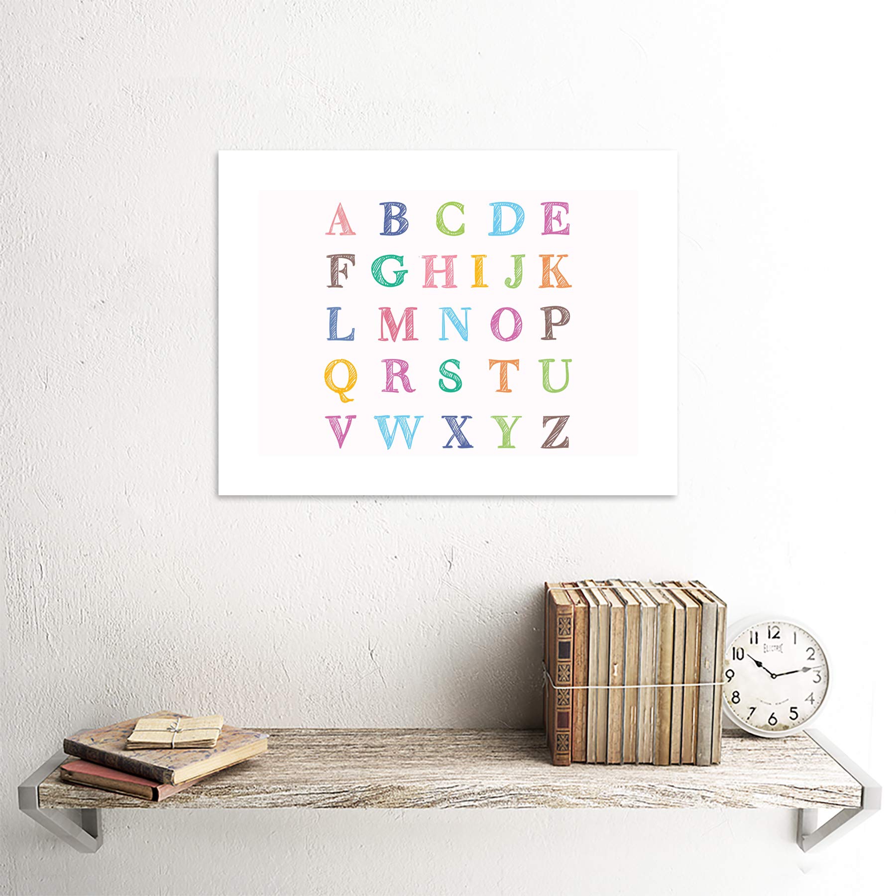 Wee Blue Coo The Art Stop ABC LETTERS ALFABET COLOURFUL ÇOCUK