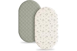 Konssy Waterproof Bassinet Mattress Protector