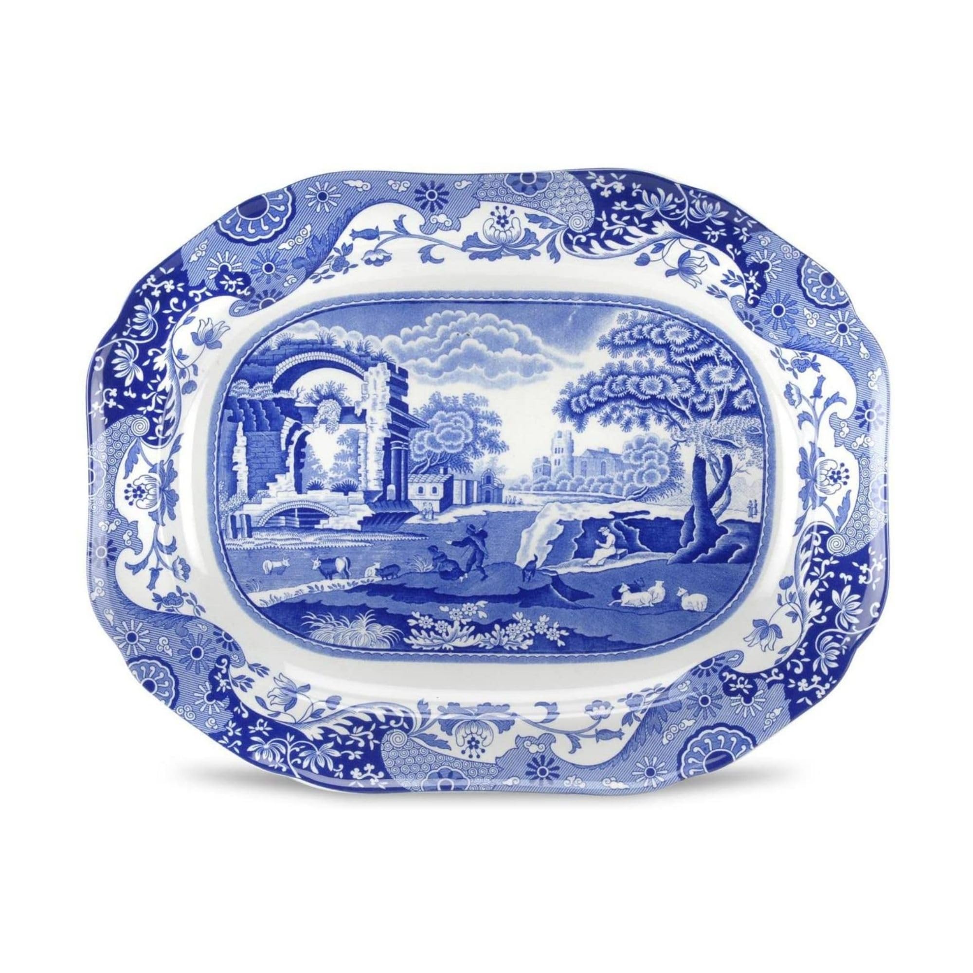 Spode Blue Italian Oval Platter