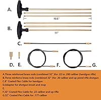 Vista 3 de BOOSTEADY Gun Cleaning Kit Universal Gun Cleaning Kit Shotgun Pistol Cleaning Kit with Lightweight Organized Carrying Case Gun Cleaning Supplies Gun