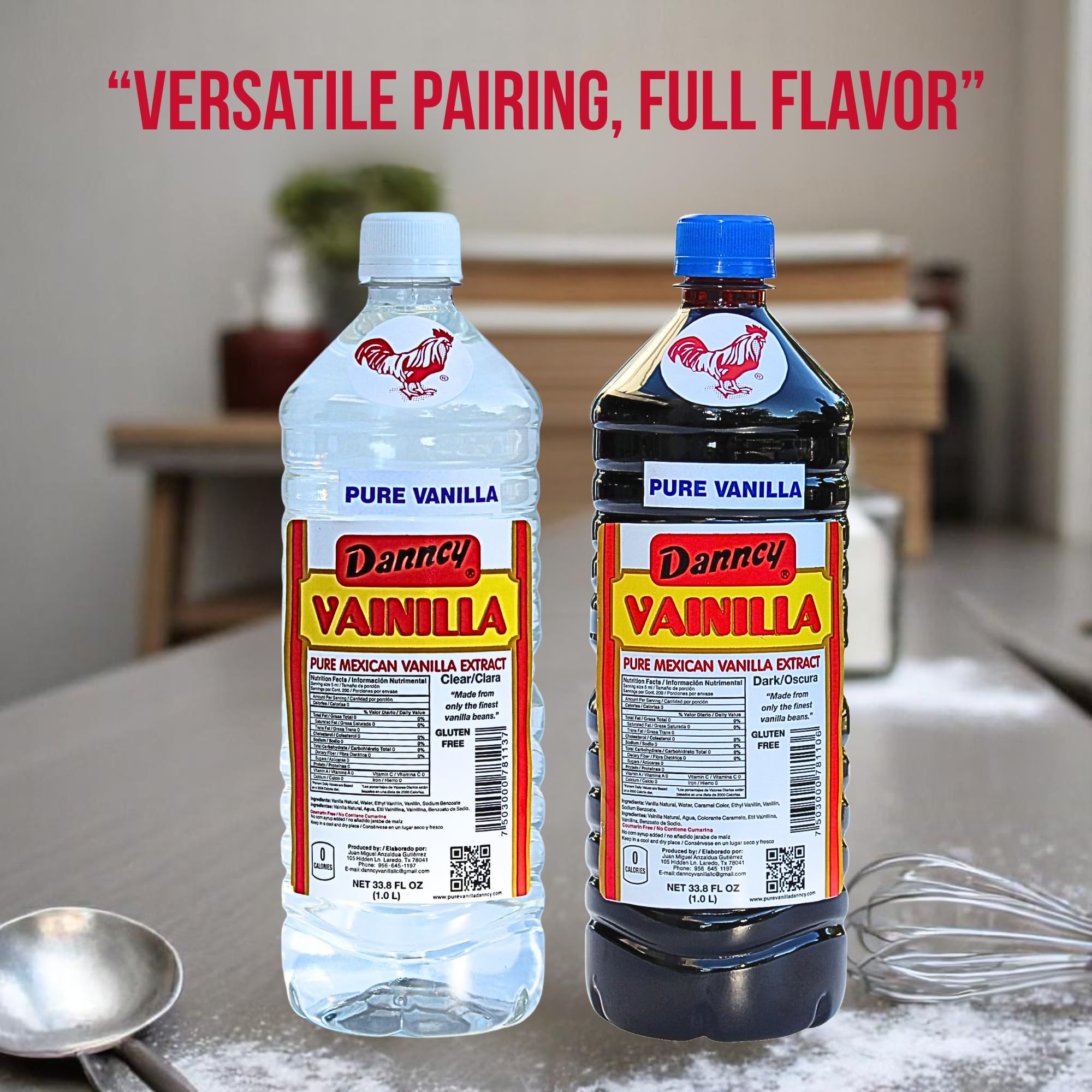 Amazon.com: Danncy Vanilla Dark & Clear 33 oz 2 Pack – Authentic