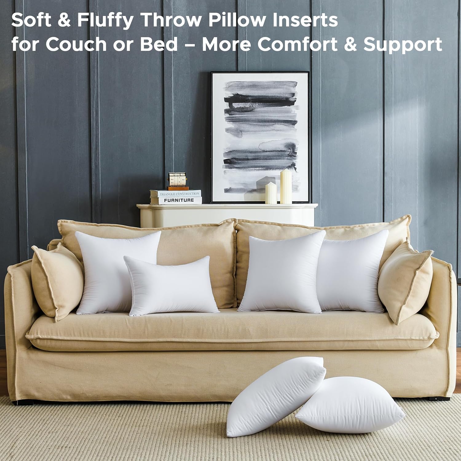 Transform Your Space: Review of 12x20 White Lumbar Pillow Inserts for Ultimate Comfort