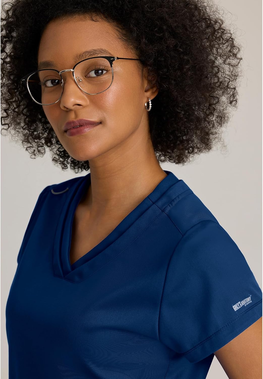 Grey’s Anatomy by BARCO Evelyn Scrub Top for Women – 3-Pocket V-Neck Scrub Shirt with Natural Stretch, & Soil Release Fabric - Image 2