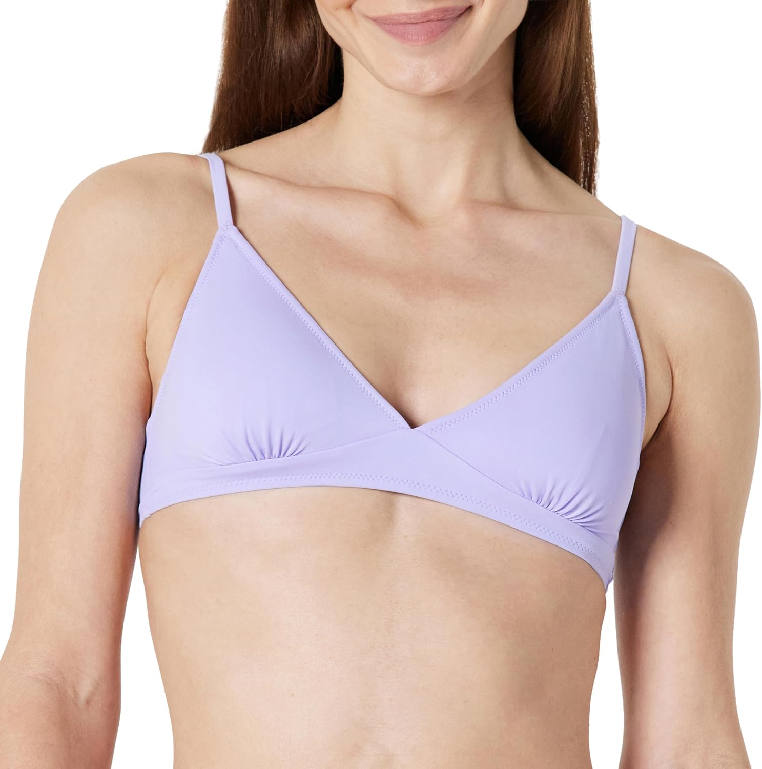 Amazon Essentials Women's Light-Support Classic Bikini Swimsuit Top