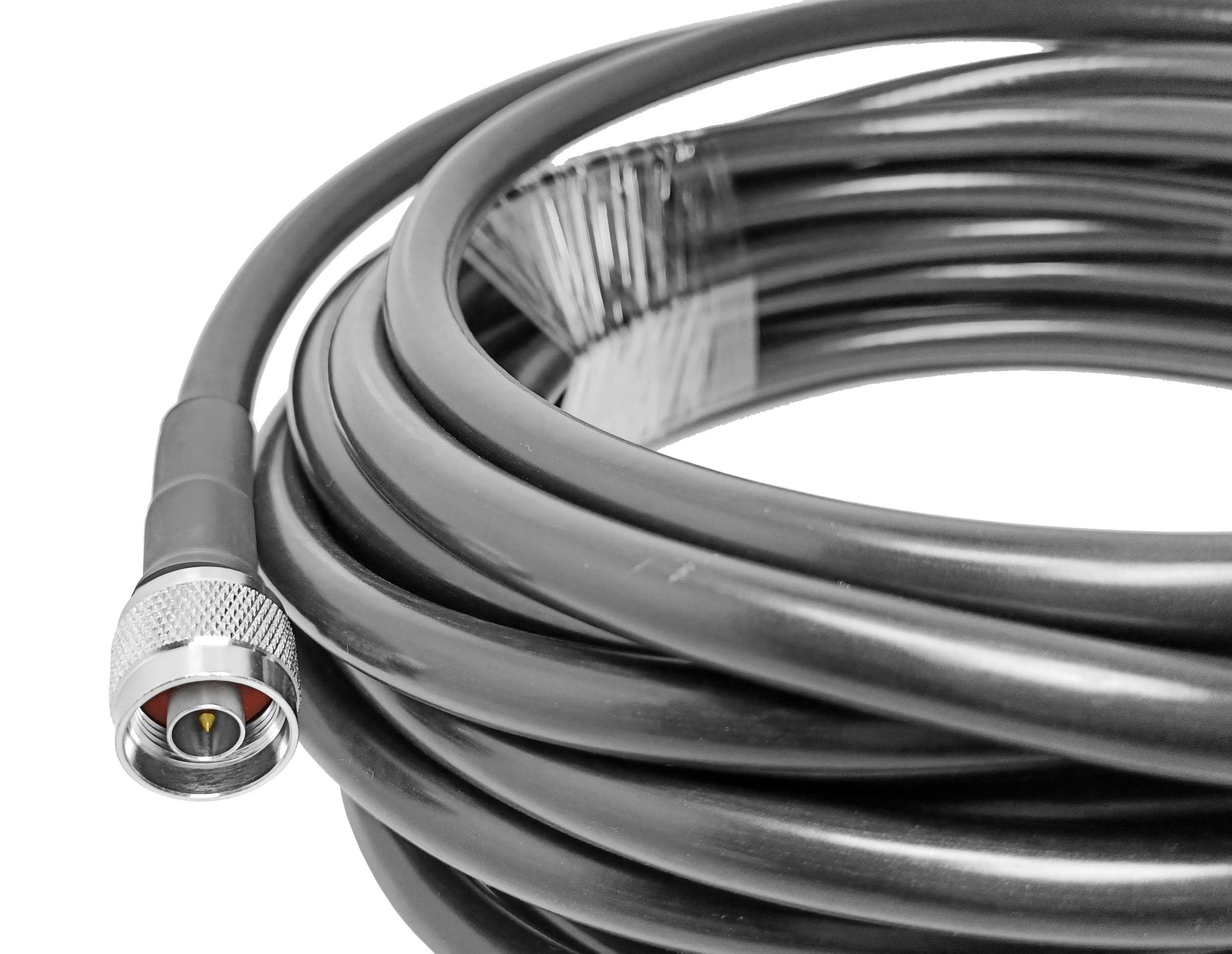 Câble d'extension coaxial LMR400 N mâle vers RP mâle – 1 cavalier à faible perte for boosters WiFi, antennes et équipements radio(50ft)