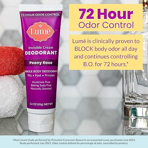Miniatura 21 de Lume - Desodorante natural - Axilas y partes privadas – Sin aluminio ni bicarbonato de sodio, hipoalergénico y seguro para pieles sensibles – Pomo