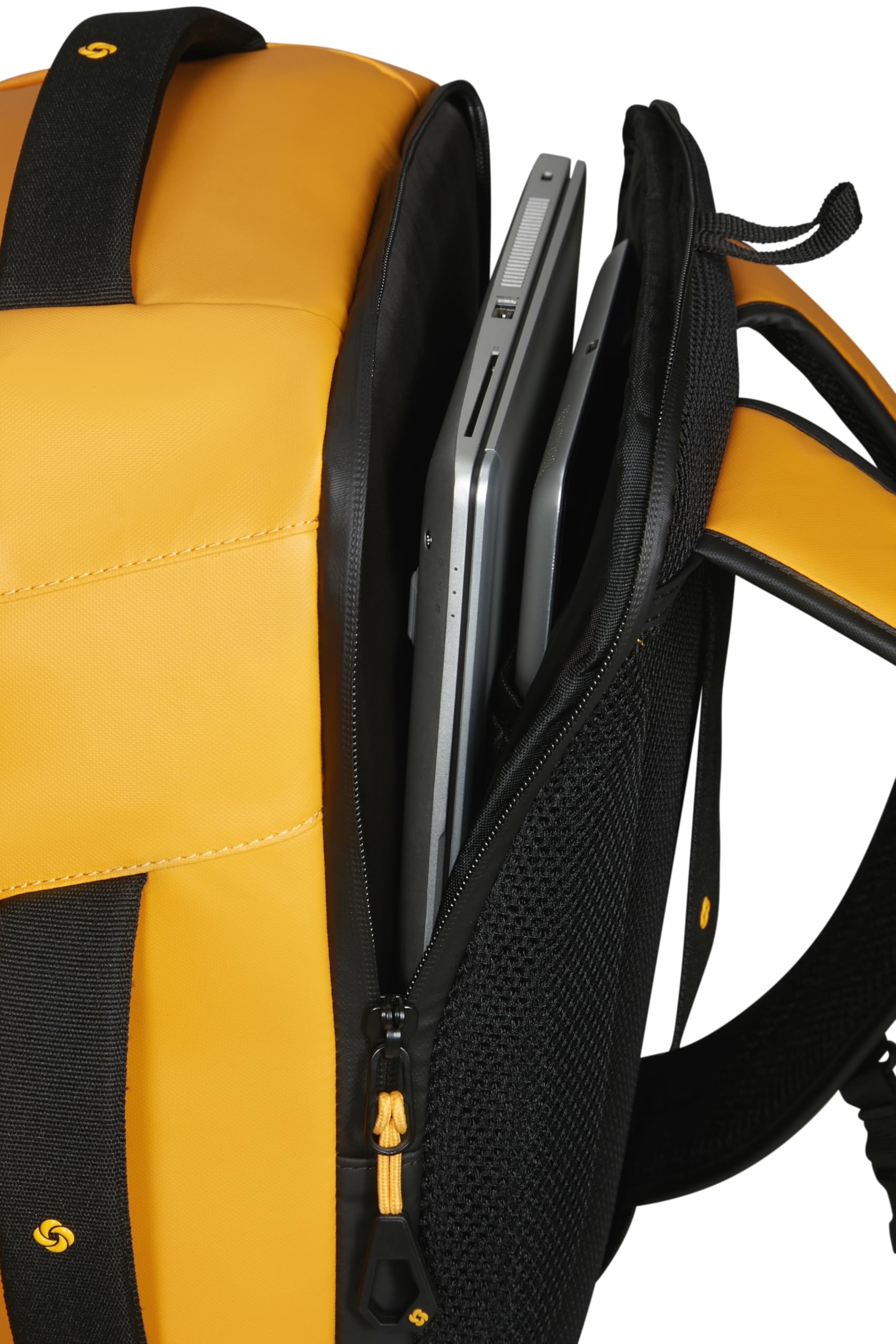 Samsonite Paradiver Light - Ryanair Kabinentasche (40 x 30 x 20 cm, 25 L, 0.80 kg), Untersitz Handgepäck Wizz Air, Vueling & Transavia, Flugzeug Rucksack S Underseat - Gelb
