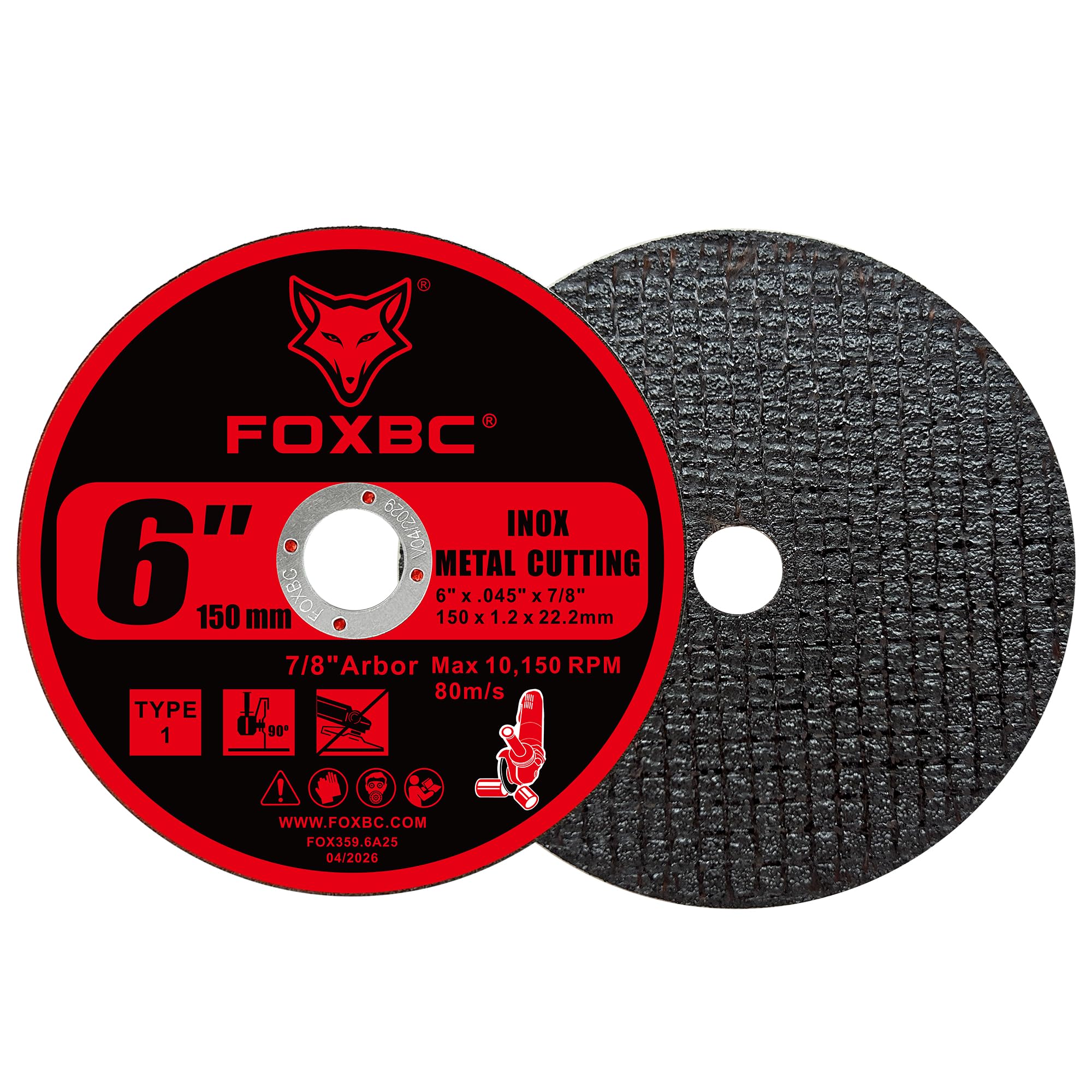 FOXBC Cut Off Wheels - 25 Pack for Metal -3