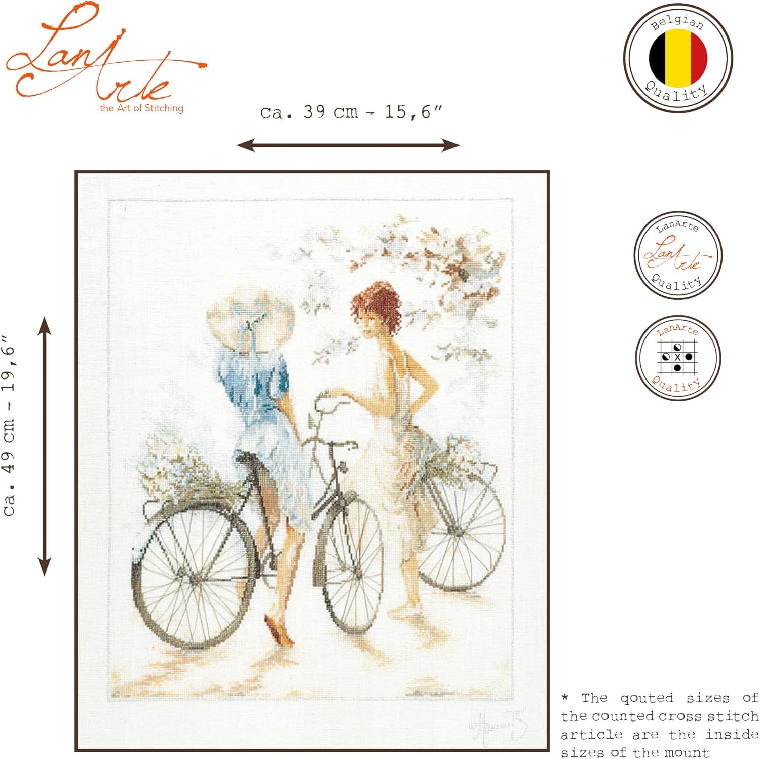 Vervaco Counted Cross Stitch kit (Bicycles)