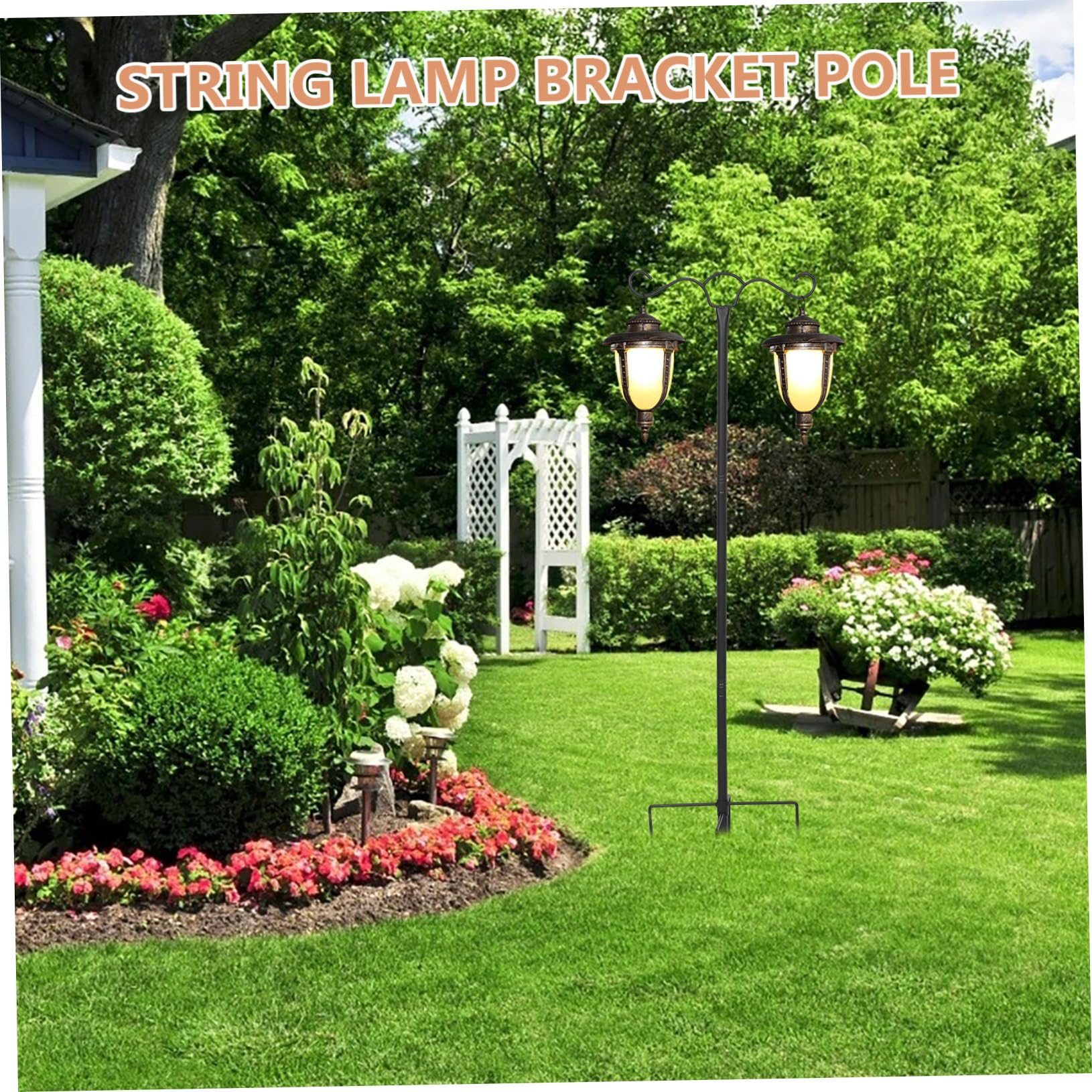 Homoyoyo Luci Corda Per Esterno Gancio Per Casetta Per Uccelli Supporto Per Piante Sospese Da Giardino Metallo Rinforzato Resistente Alle Intemperie Per Cesti Appesi e Mangiatoie Per Colibr