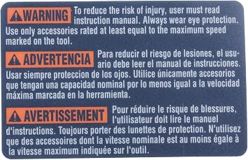 Bosch Parts 3601110550 Label