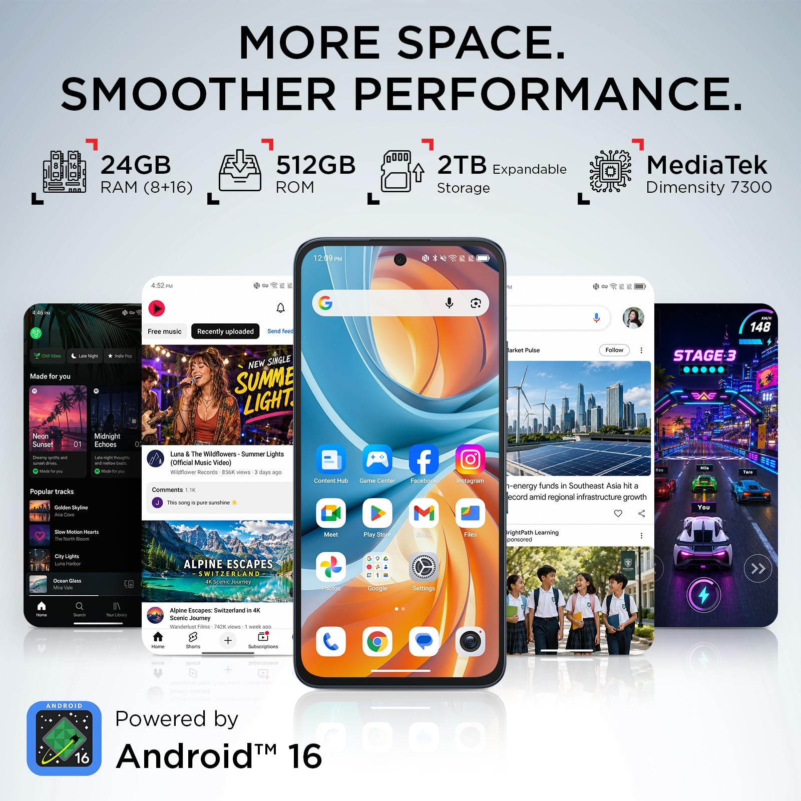 Amazon.com: TCL NXTPAPER 70 Pro Unlocked Android Phone, 6.9