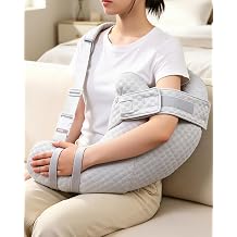 Shoulder Pillow Rotator Cuff Pillow - Arm Sling Side Sleeper Pillows for Adults, Post Shoulder Surgery Rotator Cuff Brace, Neck, Shoulder Pain, Post surgery gifts, Light Gray