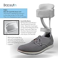 Vista 5 de Sueco Deluxe AFO Drop Foot Estabilizador Brace