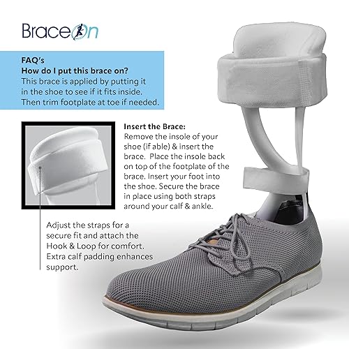 Miniatura 5 de Sueco Deluxe AFO Drop Foot Estabilizador Brace