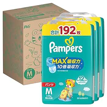 【日本のモノ作り】パンパース　パンツ　Mサイズ　64枚×5袋セット 日本のモノ作り】パンパース パンツ Mサイズ 64枚×5袋セット