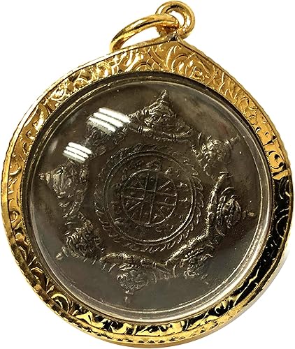 Miniatura 3 de Amuleto de joyería de Buda tailandés Phra Pidta EYE Amuleto colgante, Phra Pidta Paang Phrakaan Lucky and Life, Latón, Colgante