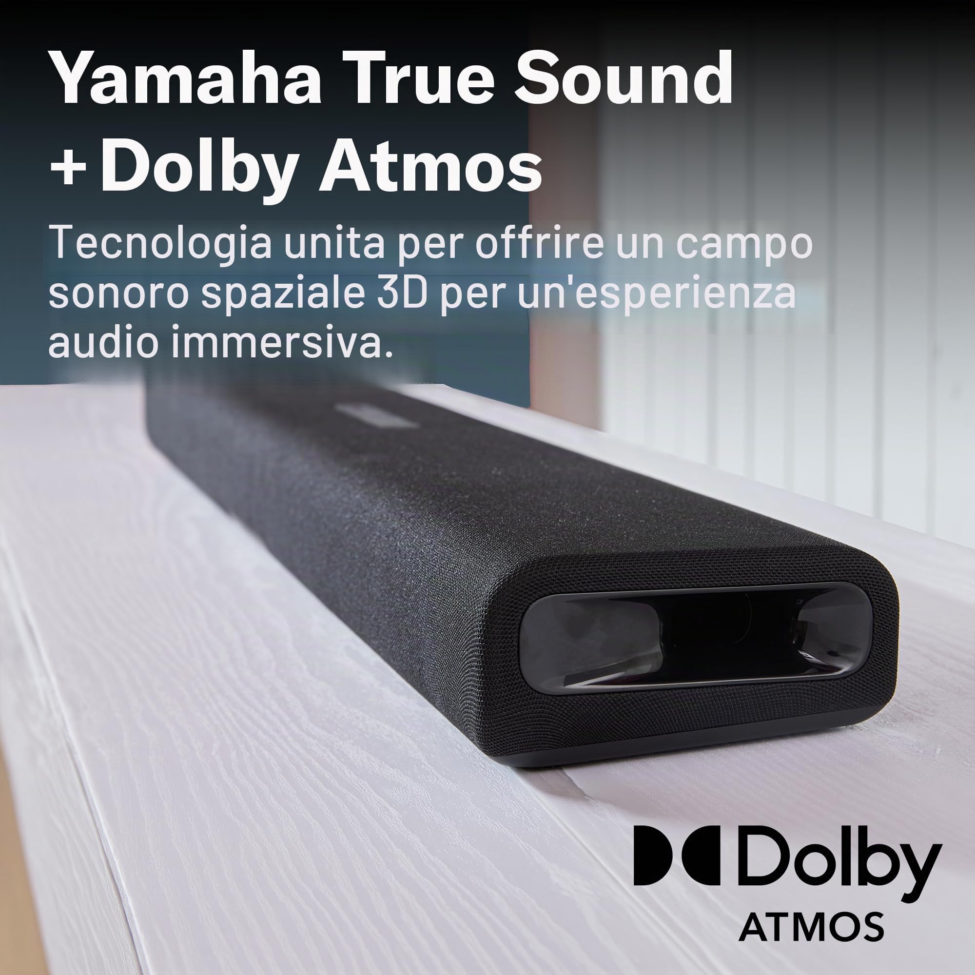 Yamaha SR-B30A Dolby Atmos Sound Bar con Subwoofer incorporati