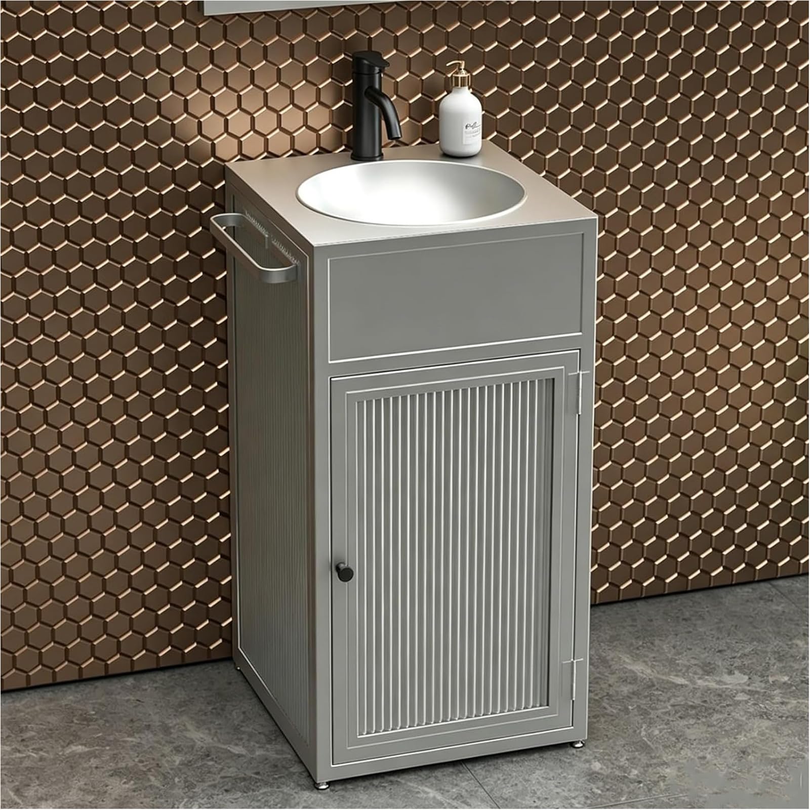 ZTGL Freestanding Bathroom Vanity Unit & Basin Sink Combo