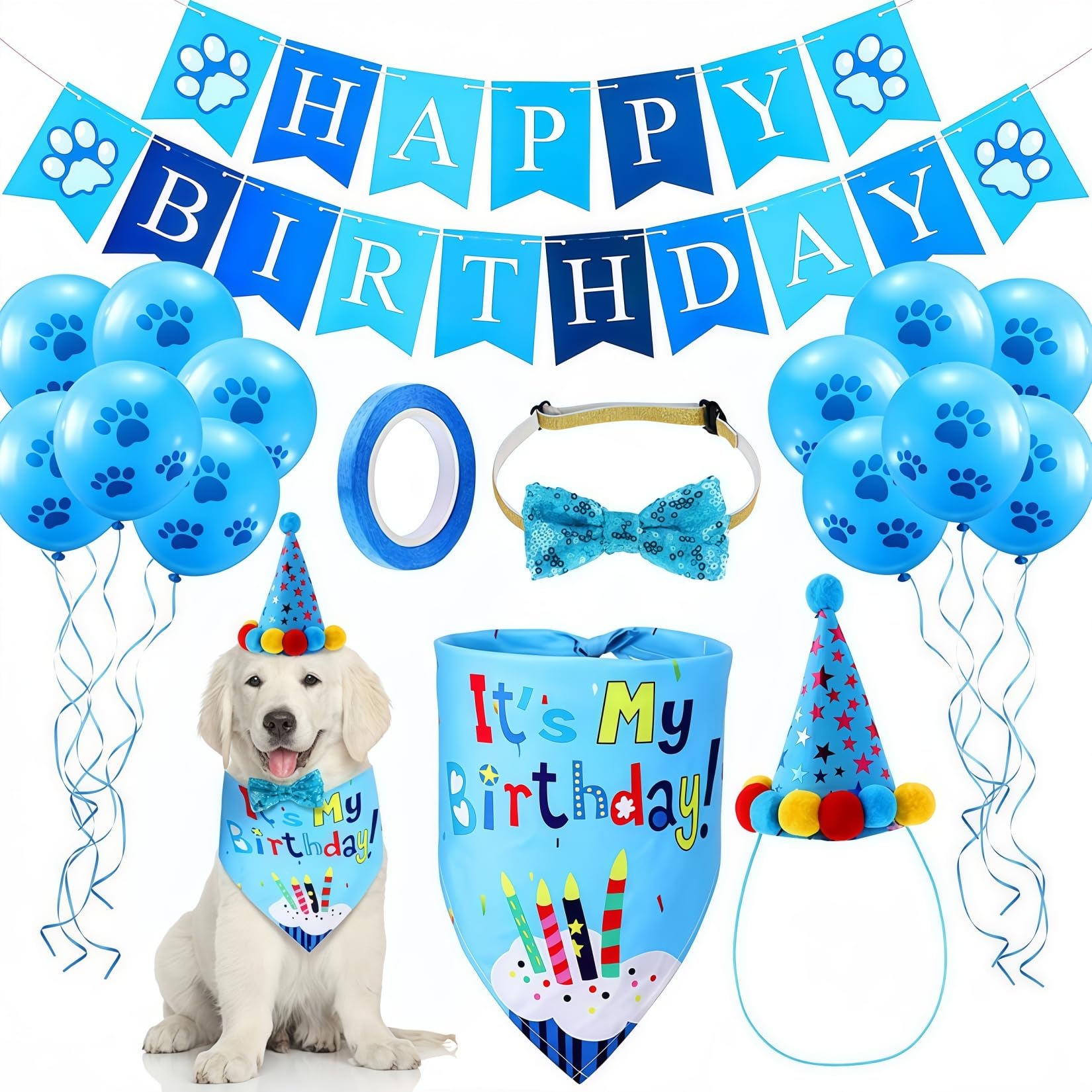 Dog Birthday Balloons Party Supplies