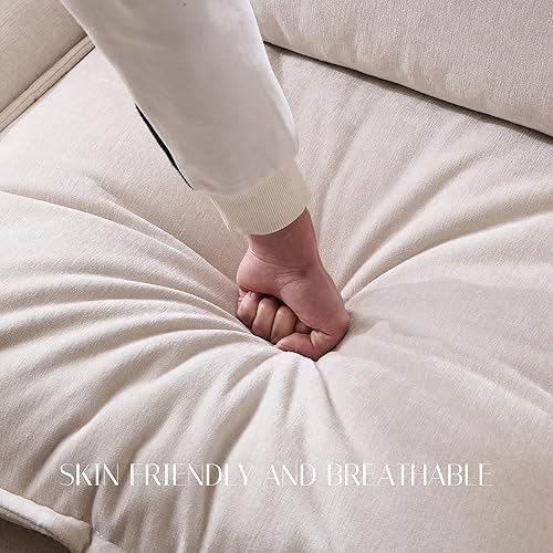 Miniatura 7 de Sofás seccionales de 88.98 pulgadas para sala de estar, sofá de nube seccional con gran almacenamiento, sofá modular en forma de U con otomana, sofá