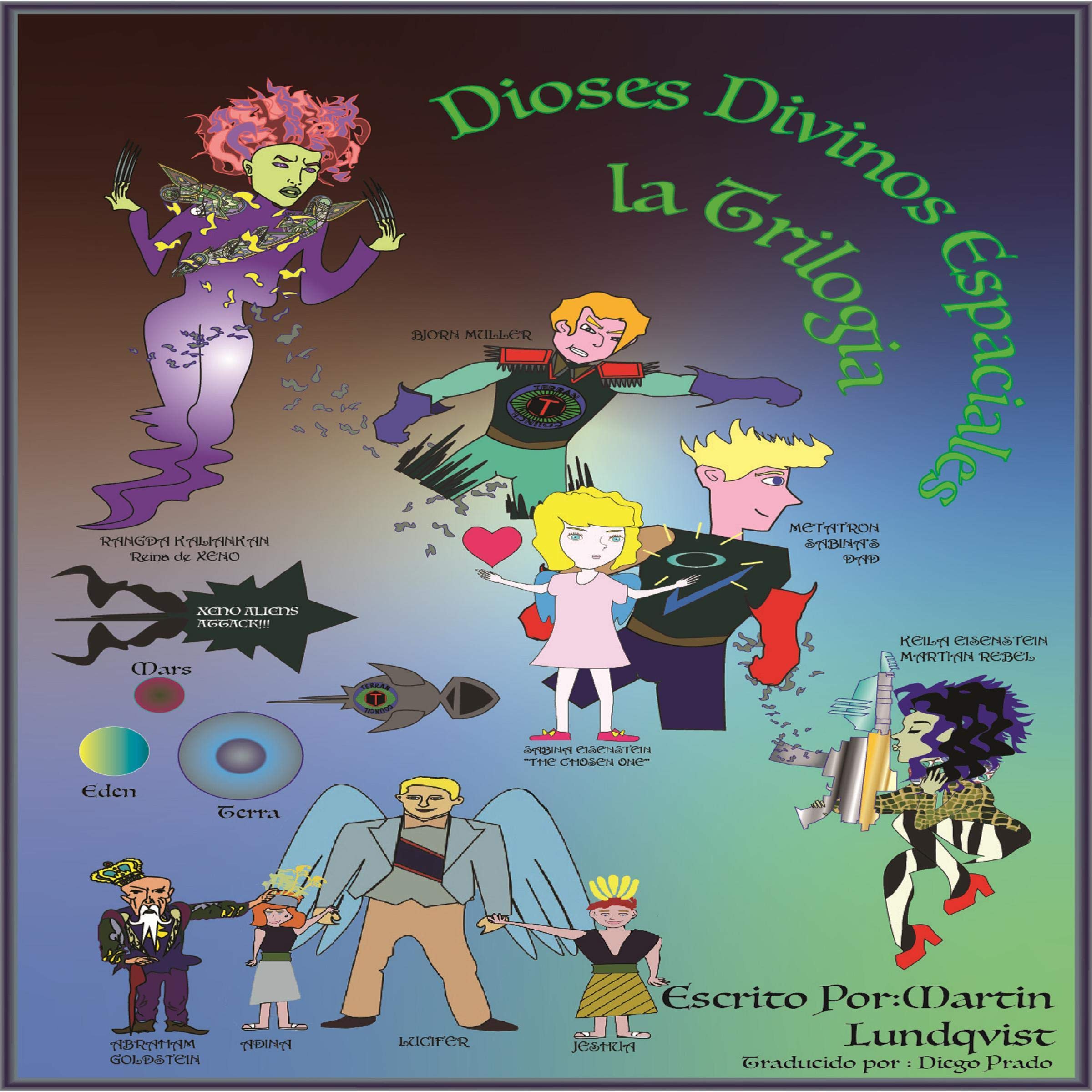 Cover art for Dioses Divinos Espaciales [Space Divine Gods]