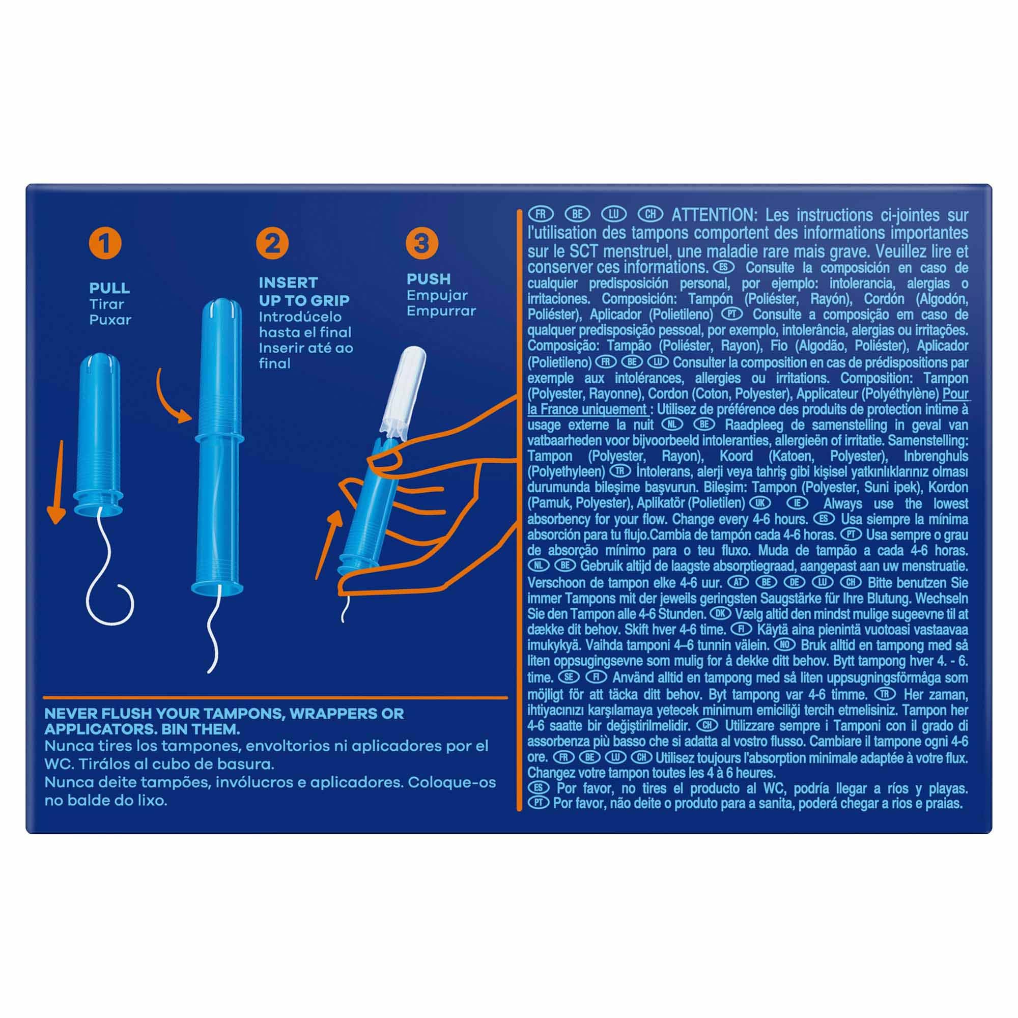 Tampax Compak Super Plus - Tamponi con applicatore, 18 unità, protezione e comfort durante il tuo periodo