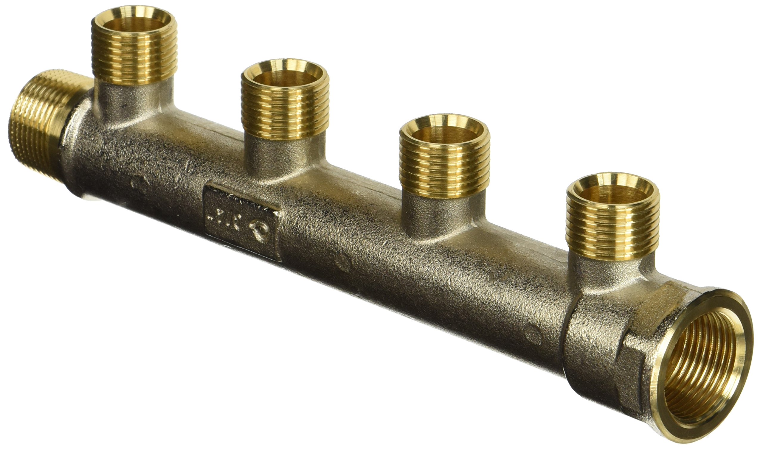 Wiroflex 26054 1 Compact Sanitary and Heating Systems, Trunk Pipe 3/4 inch, 4-Way Distributor, 4 fach Verteiler