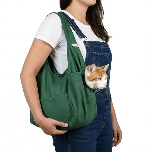 Cat-in-the-Bag Cozy Comfort Carrier Small Green