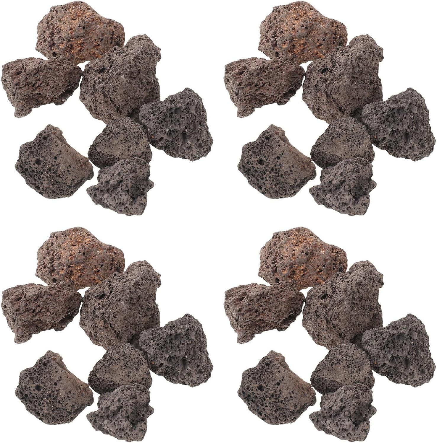 Aquarium Volcanic Rock: Natural Stones Volcanic Pumice Stones Decorative for Fish Tank Terrarium Garden Decoration 1.1 kg