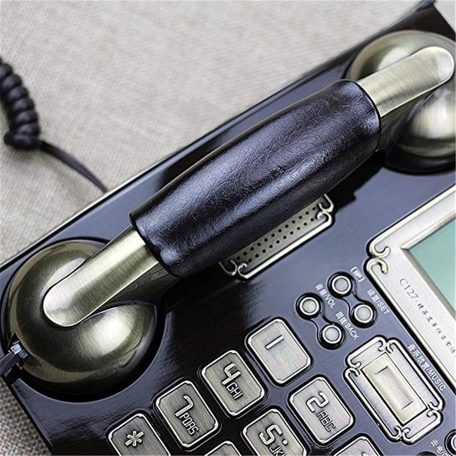 Telefon stacjonarny do domu Antyczne telefony stacjonarne w stylu retro do domu Przewodowy telefon stacjonarny do biura biznesowego Hh-end