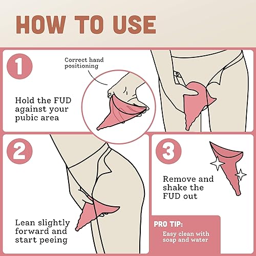 Miniatura 8 de Pitch and Trek - Dispositivo para orinar de pie, para mujer, embudo, diseño compacto y ligero, para actividades al aire libre, con bolsa de