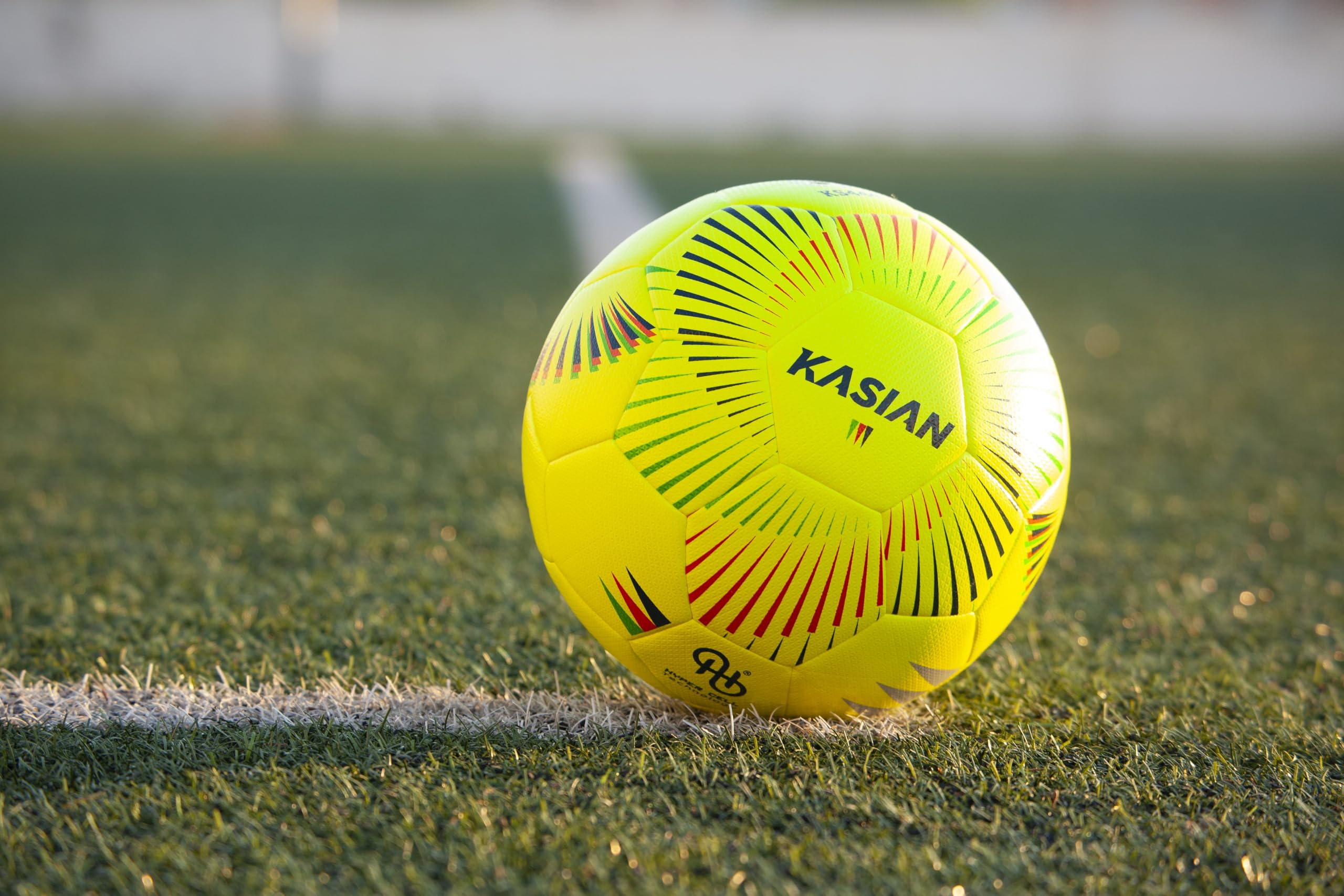 KASIAN Balón Fútbol Pro KS444, Control y Resistencia con Tecnología Hypercell, TPU de Alto Rendimiento, Amarillo