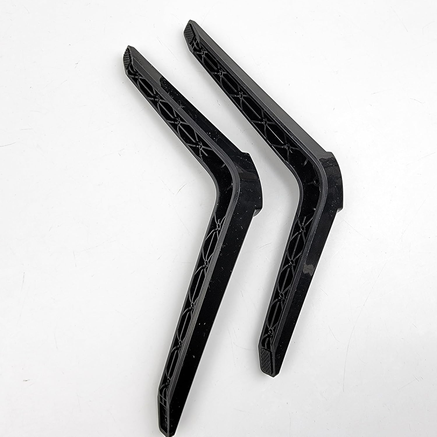 TV Stand Base Legs Replacement fit for Onn 43-Inch TVs, Compatible with Models; 100012585, 100012588, 100012589, 100005395, Feet with Mounting Screw Set, Black Finish