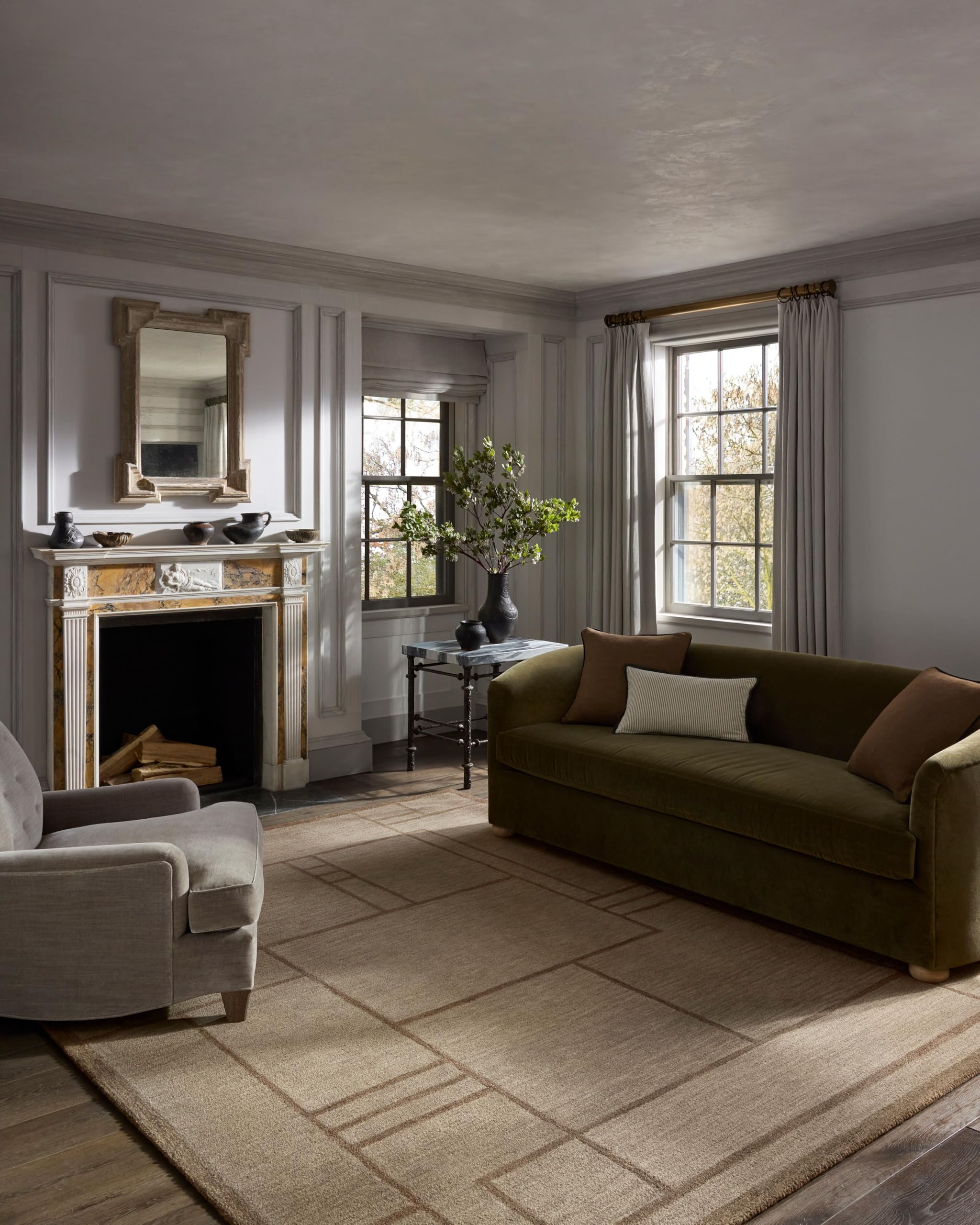 Loloi Jeremiah Brent Barrow Collection BAR-04 Beige/Taupe 2'-0" x 5'-0" Accent Rug