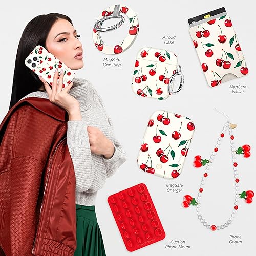 Miniatura 9 de Velvet Caviar x Bratz - Funda compatible con iPhone 15 PRO MAX femenina, bonitas fundas protectoras para mujeres y niñas, compatible con MagSafe,