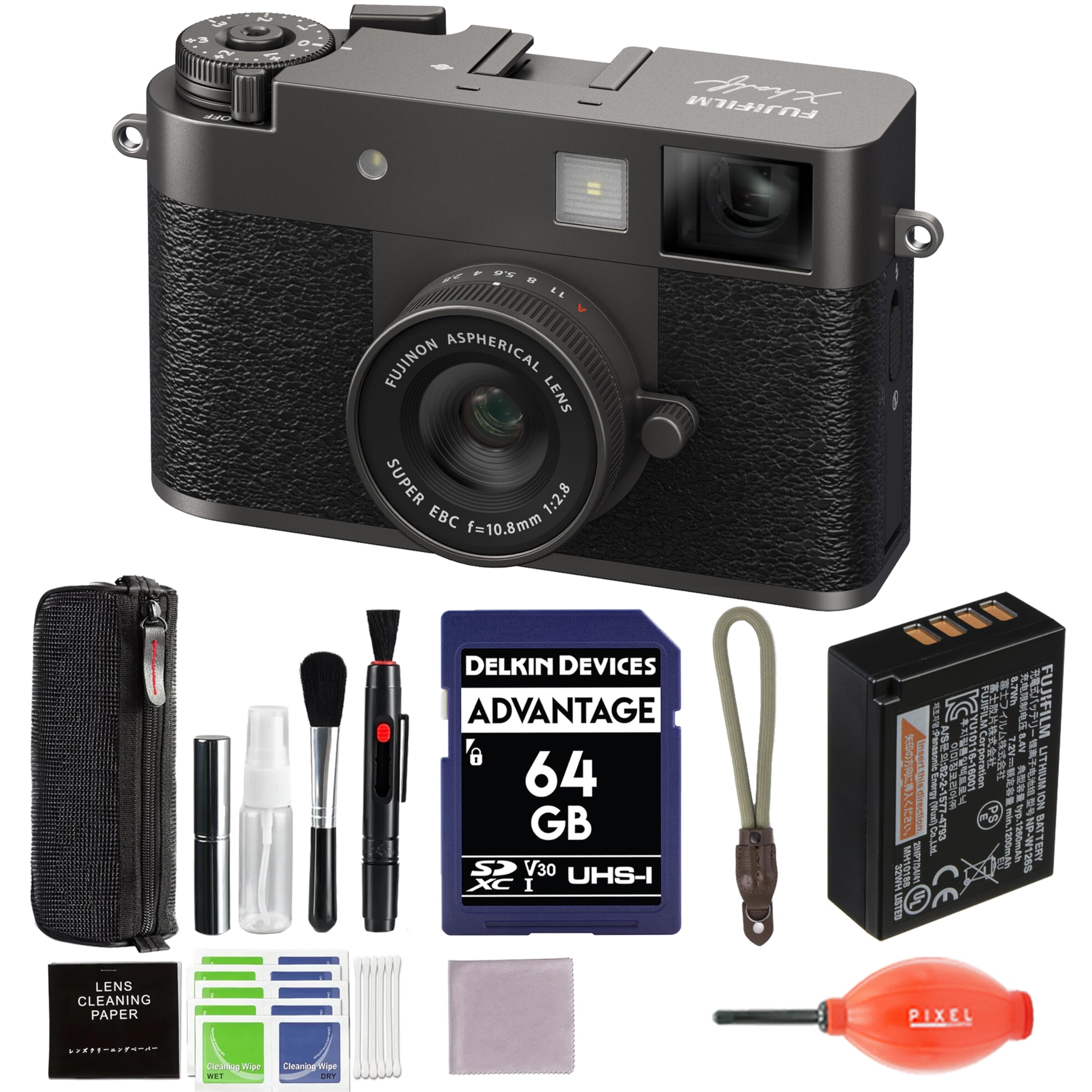 Amazon.com : Fujifilm X Half Digital Camera (Charcoal Silver