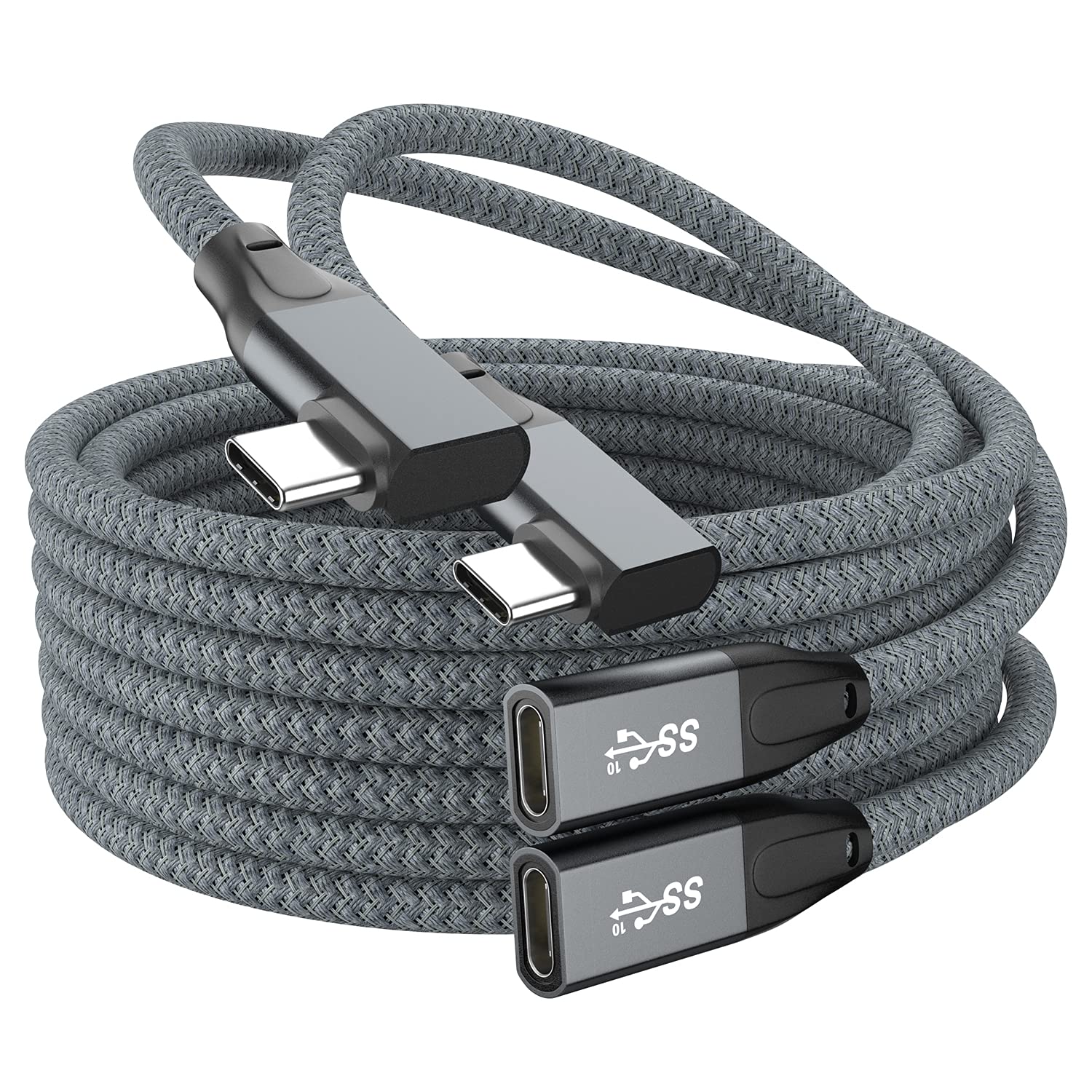 Buy USB C Extension Cable Right Angle [2Pack 3.3ft], 90 Degree USBC 3